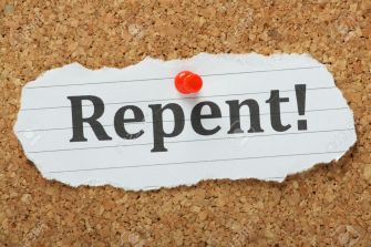31914794-The-word-Repent-typed-on-a-scrap-of-paper-and-pinned-to-a-cork-notice-board-Stock-Photo